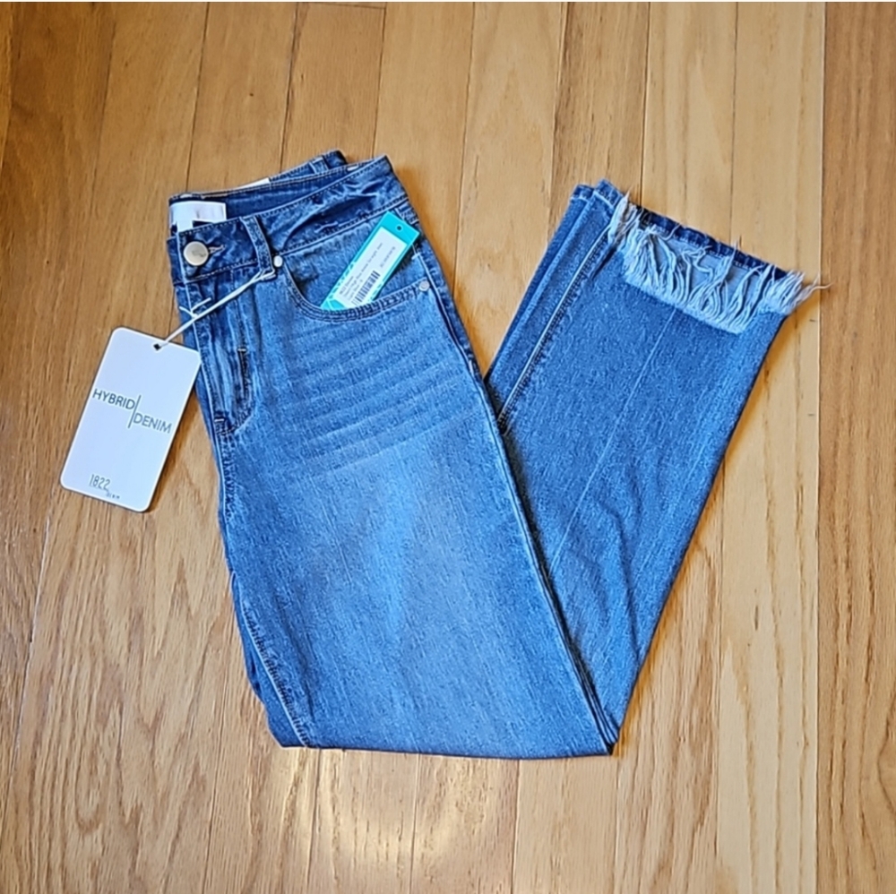 1822 - Denim Sherri High Rise Ankle Straight jeans, - Picture 11 of 13